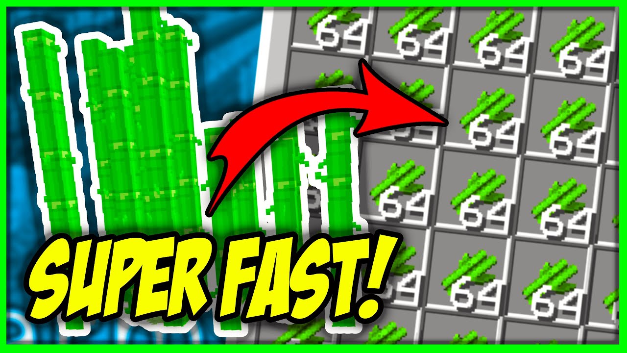 Super Efficient SUGARCANE FARM for Minecraft 1.18 &bull; Super Expandable