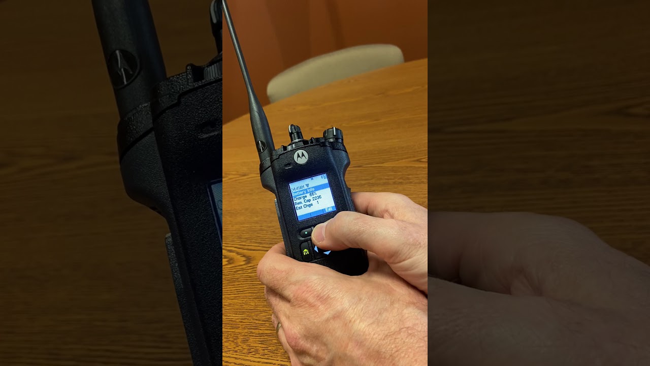 Motorola APX 6000 Menu Functions