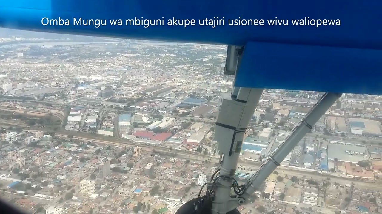 Dar es salaam, Tanzania   Air Tanzania Landing at Julius Nyerere International Airport
