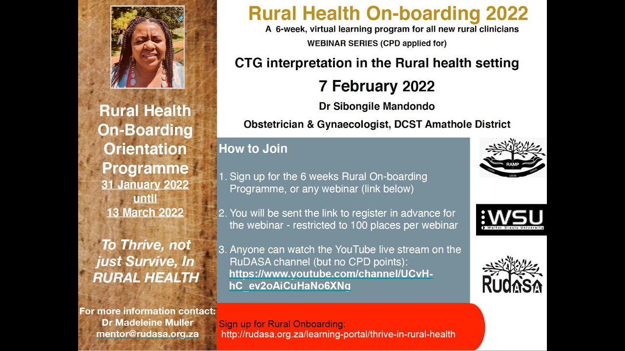 RO2022 CTG interpretation workshop Dr Mandondo
