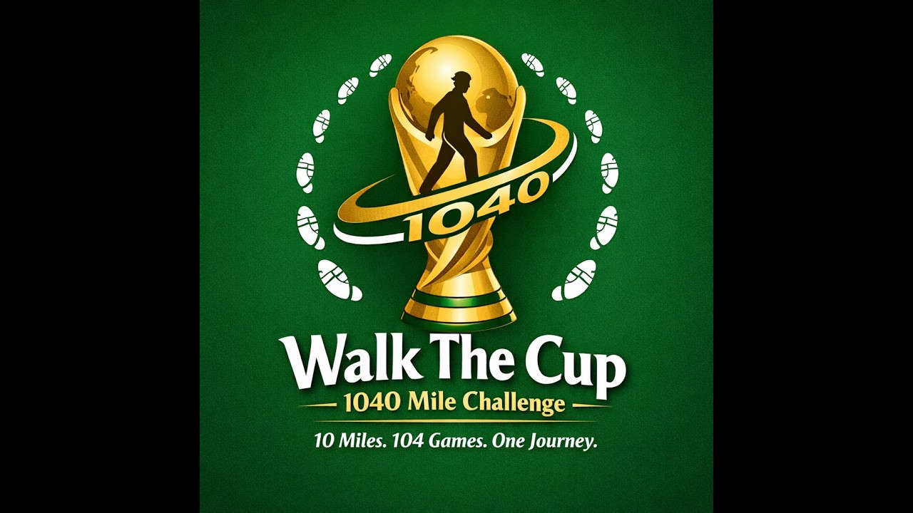 Day 1 — Walking 1,040 Miles for the World Cup | Rough Day in the Rain