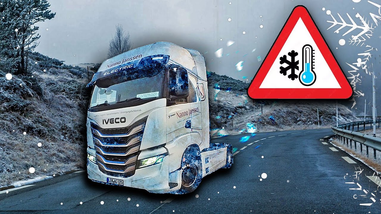 E-Truck Winter Test: 42 Tons, Mountains, Rain, Cold Temps