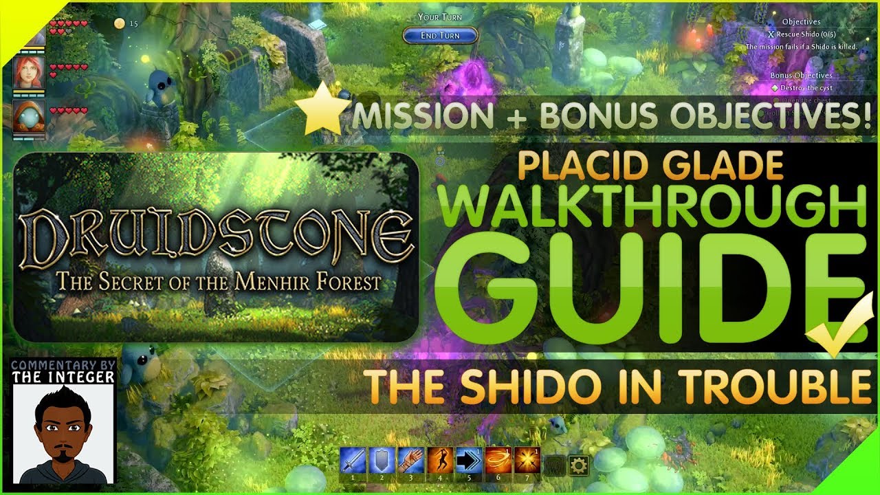 Druidstone Placid Glade Walkthrough Guide [The Shido in Trouble 100%]