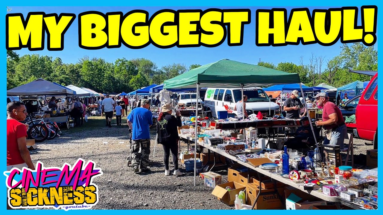 THRIFT WITH ME // Thrifting My Biggest Haul Ever From The Willow Glen Flea Market