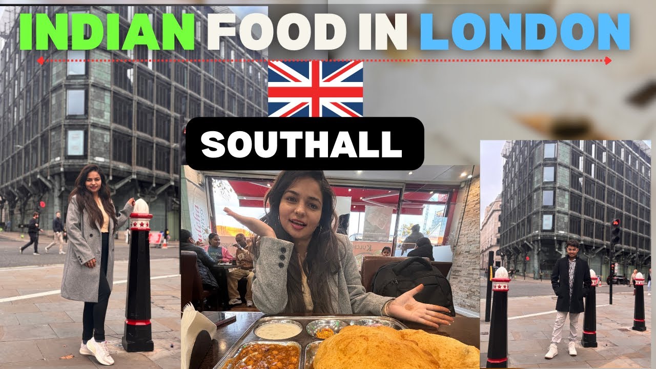 Exploring SOUTHALL 😍 | Chana Bhature in LONDON 🇬🇧 | Best Indian Food in UK!