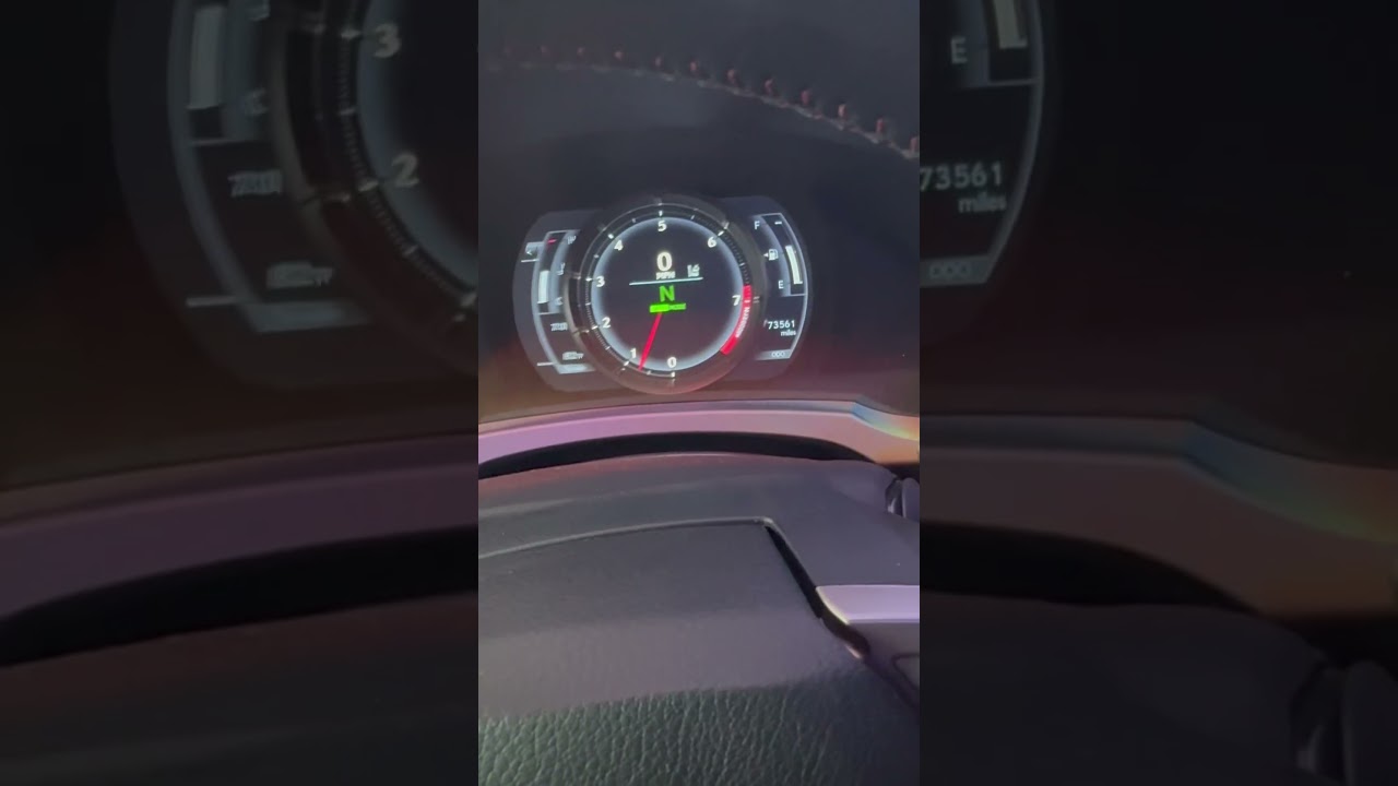 Rc350 Lexus Gauge Cluster#lexus#speed