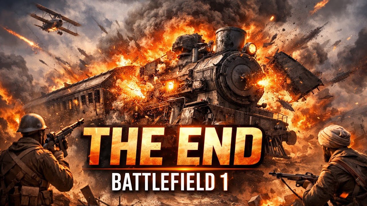 THE FINAL STANDS || TRAIN DESTROYED BATTLEFIELD 1 GAMEPLAY #8