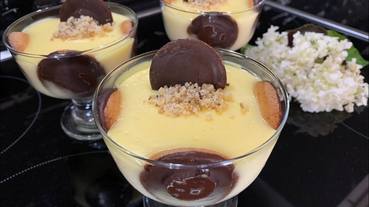DOLCE SPETTACOLARE IN BICCHIERE RICETTA IN 2 MINUTI !!