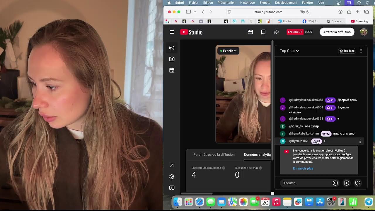 Diffusion en direct de Kateryna Teacher