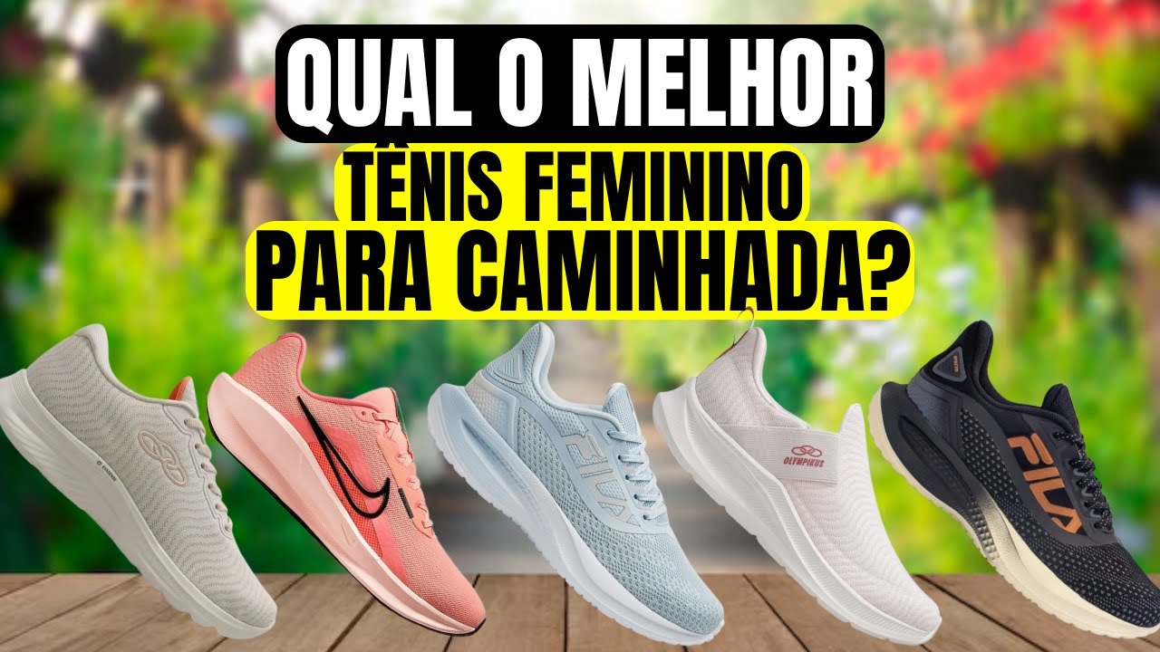 Os 5 Melhores Tênis Femininos Para Caminhada em 2025