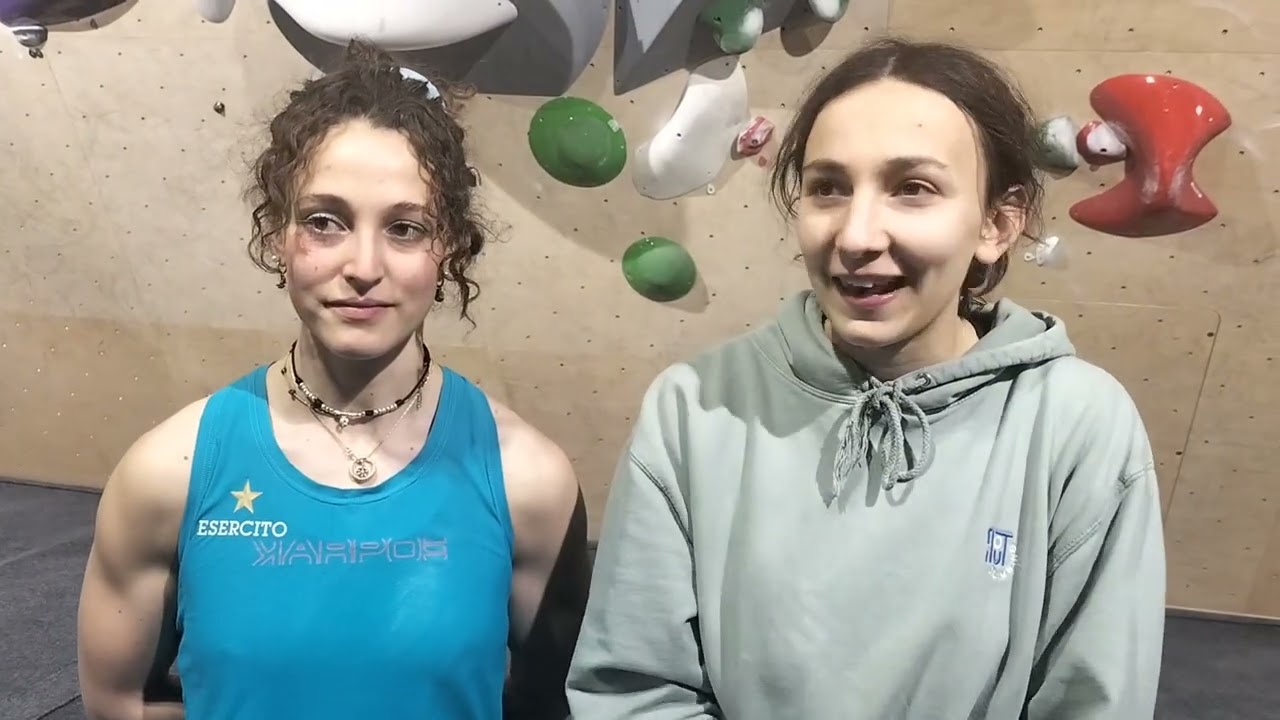 Arrampicata: la stagione di Giorgia Tesio ed Irina Daziano è iniziata al BigUp di Cuneo 