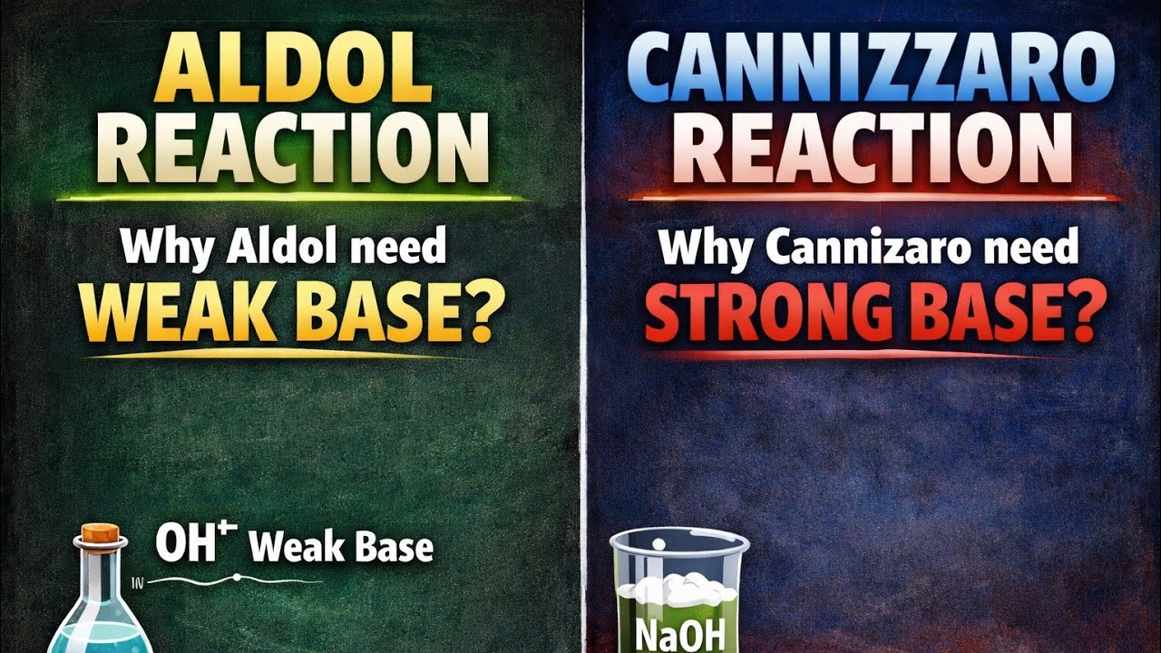 Complete details about aldol and cannizaro reactions 