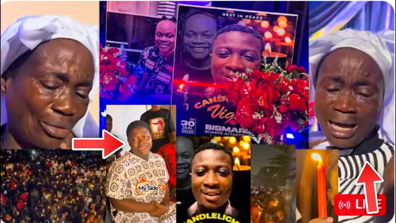 S@d 💔😭Faustina Fosu son Kofi Lumba  candlelight.. Daddy Lumba Nephew 