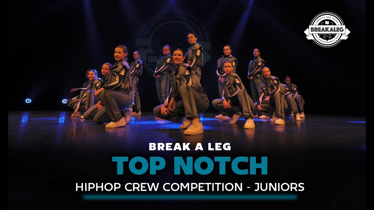 Top Notch | BREAK A LEG 2024 | Juniors | Meervaart | Hiphop Crew Competition