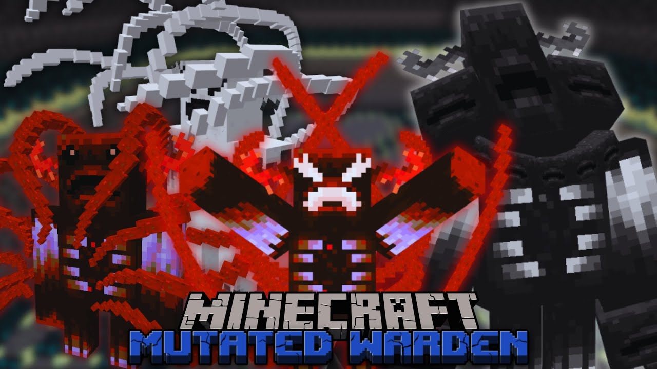 NEW WARDENS in Minecraft Bedrock | Addon Showcase | Warden Plus & Mutated Warden
