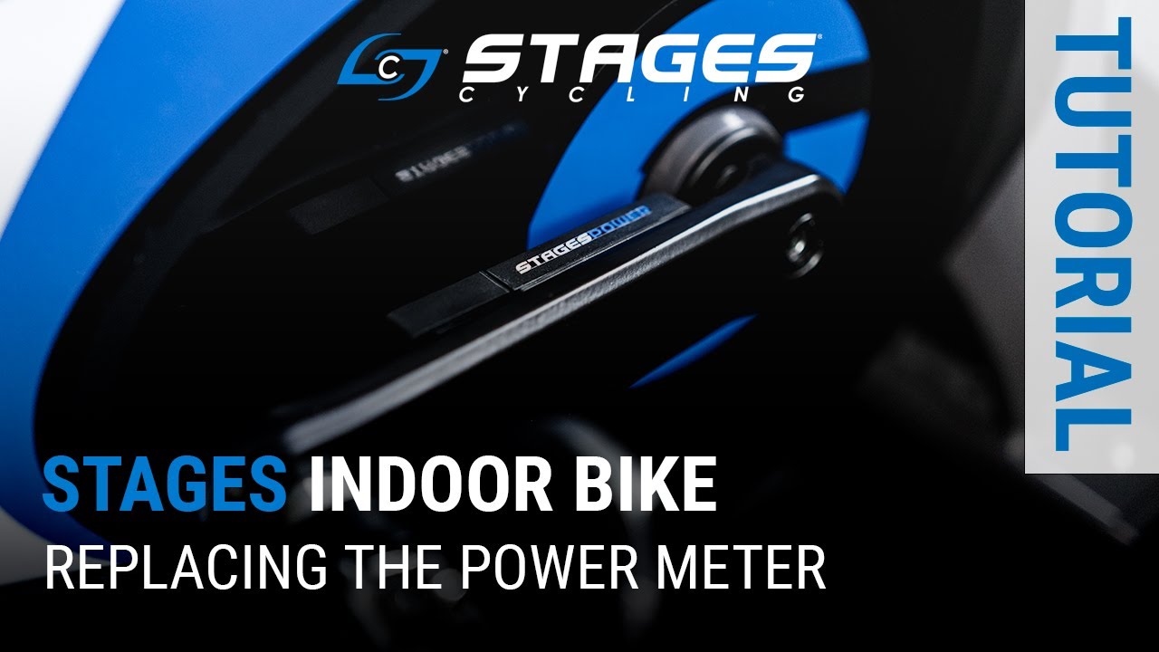 How to replace a power meter on a Stages indoor bike.