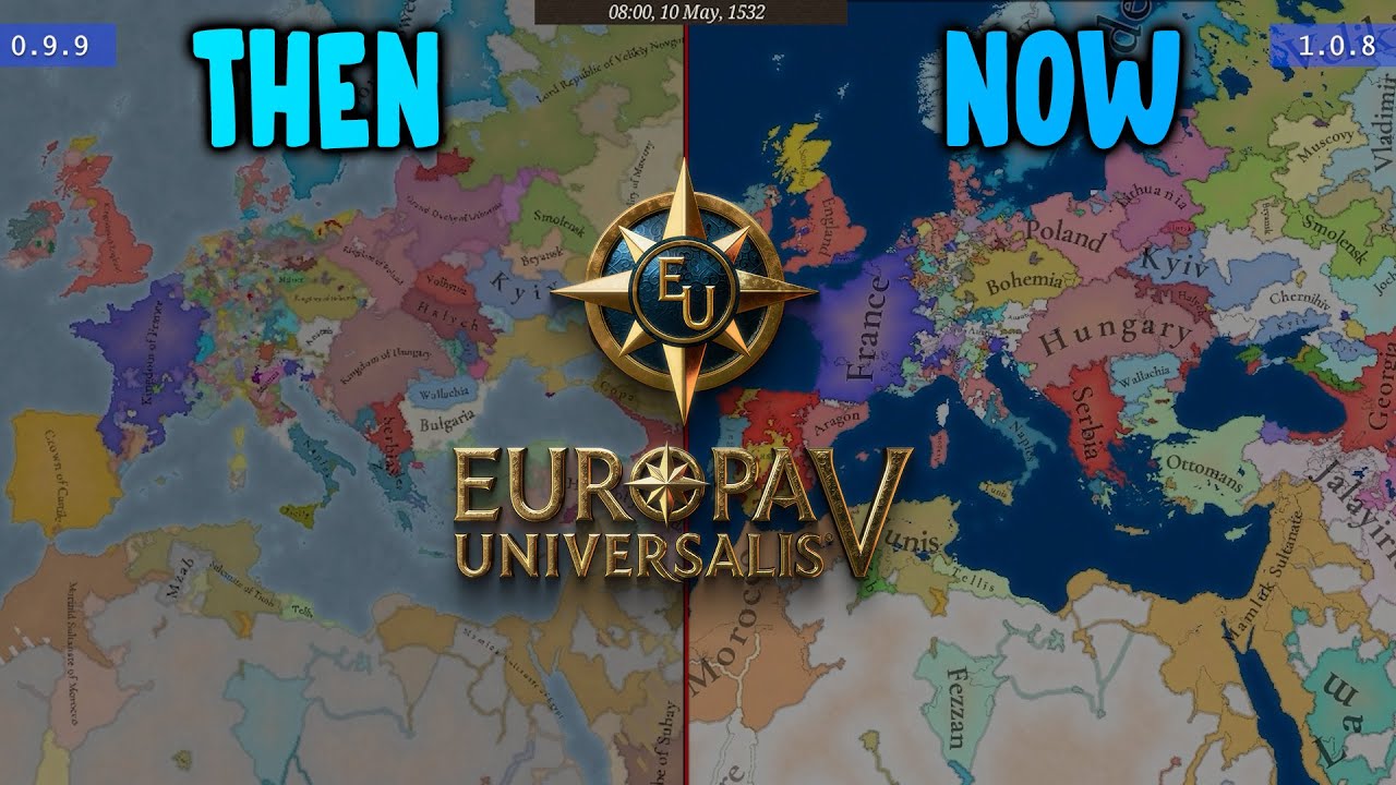 Did the EU5 AI get better in the last 5 weeks? Double Timelapse