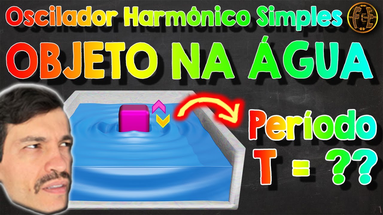 Objeto oscilando na água | Qual é o período?