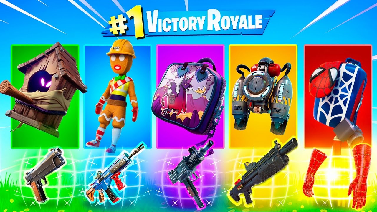 RANDOM BACKPACK CHALLENGE su FORTNITE!!