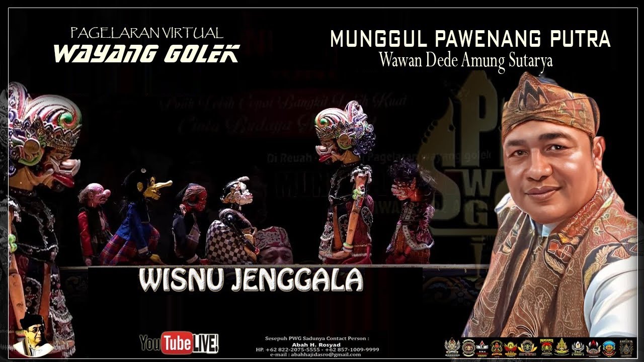 WAYANG GOLEK MUNGGUL PAWENANG PUTRA DALANG WAWAN DEDE AMUNG SUTARYA || LAKON WISNU JENGGALA