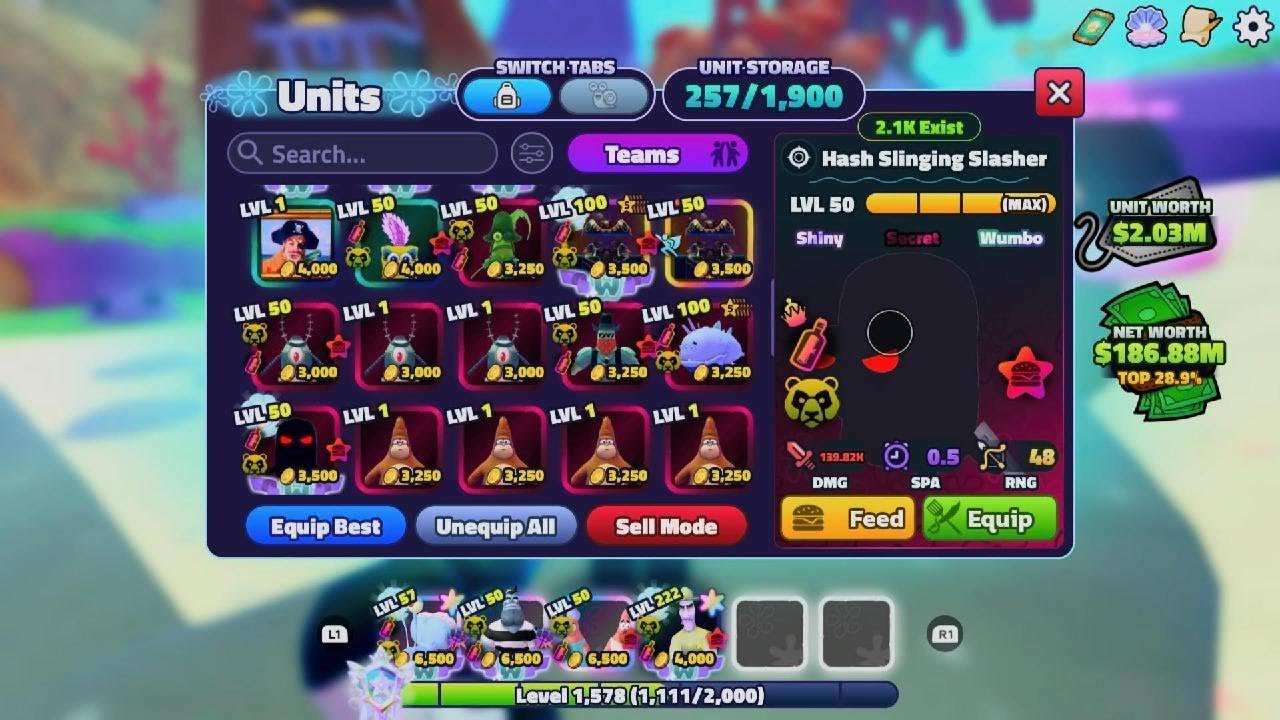 All new units i got gary booty SpongeBob tower defense