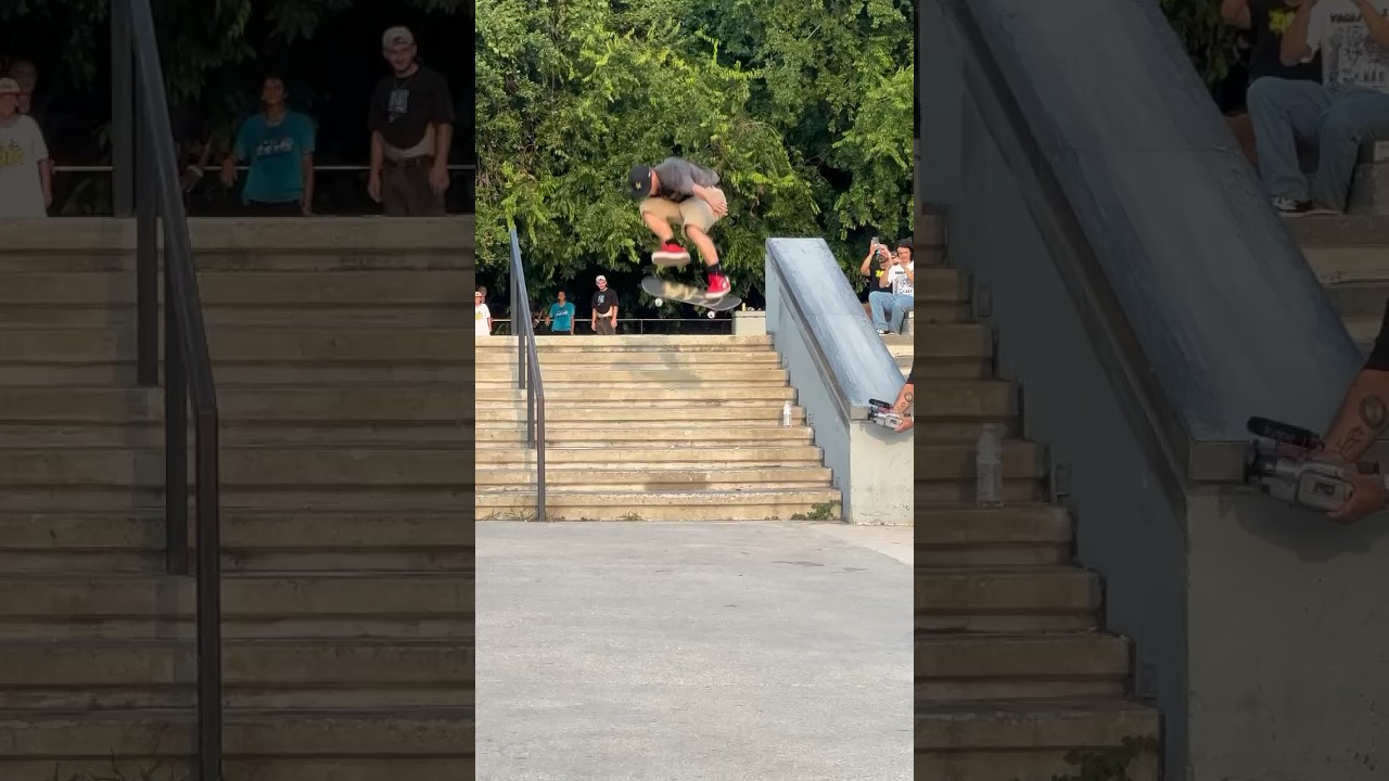 Chris Joslin at House Park in Austin, TX #skateboading #texas