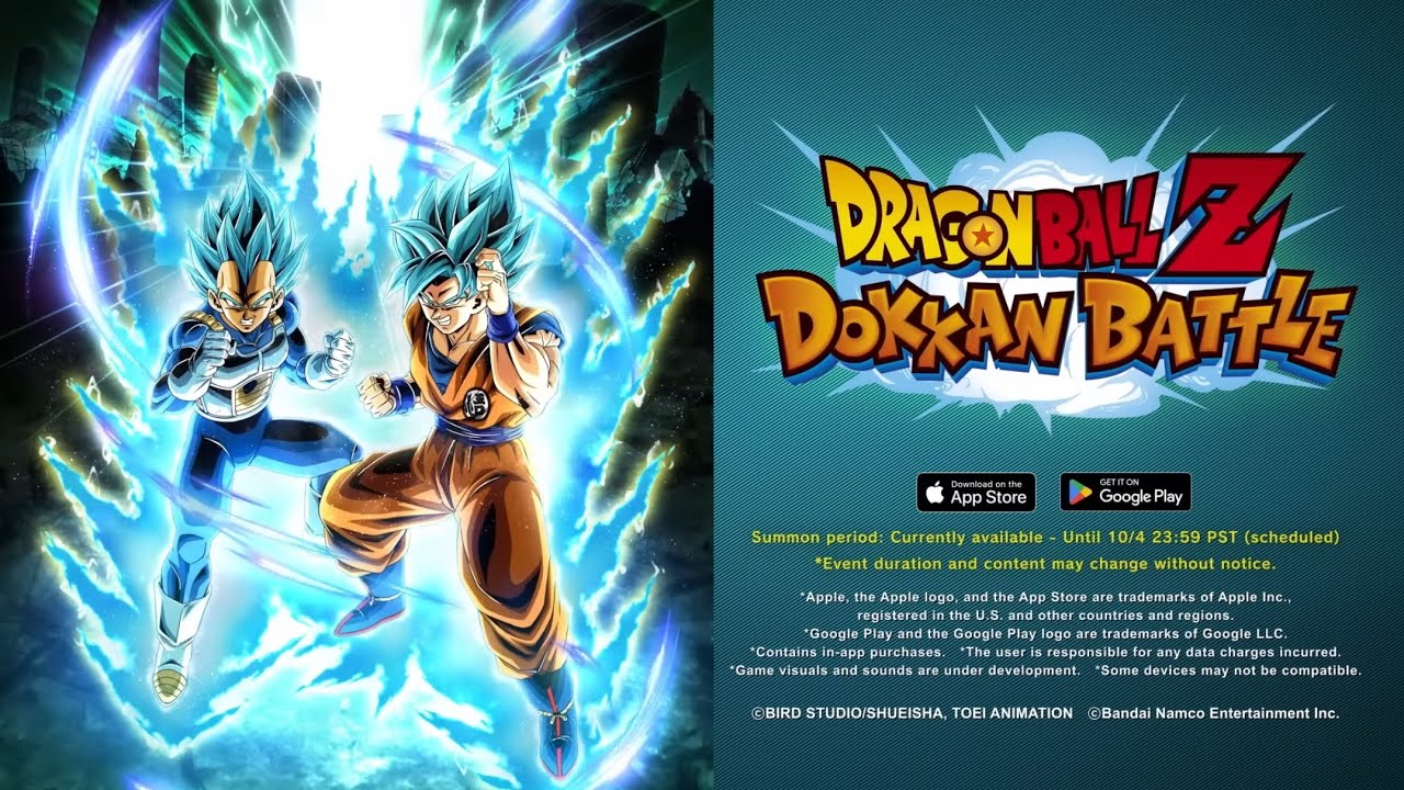 Dokkan WWC 2023 SSGSS Goku & Vegeta Promo Trailer