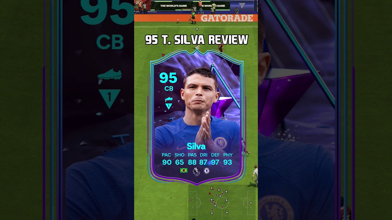 95 Thiago Silva Review in EA FC 24 #shorts #short #fc24 #eafc24 #thiagosilva #eoae #endofanera #fut