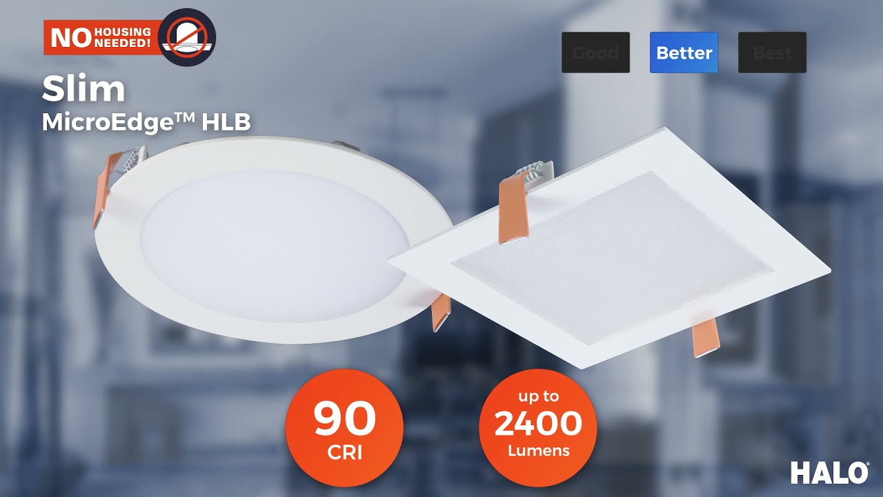 HALO Canless Downlights: Slim