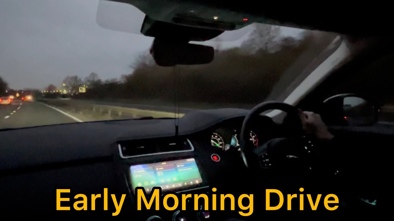 6AM Morning Drive | Jaguar POV | Quiet UK Roads