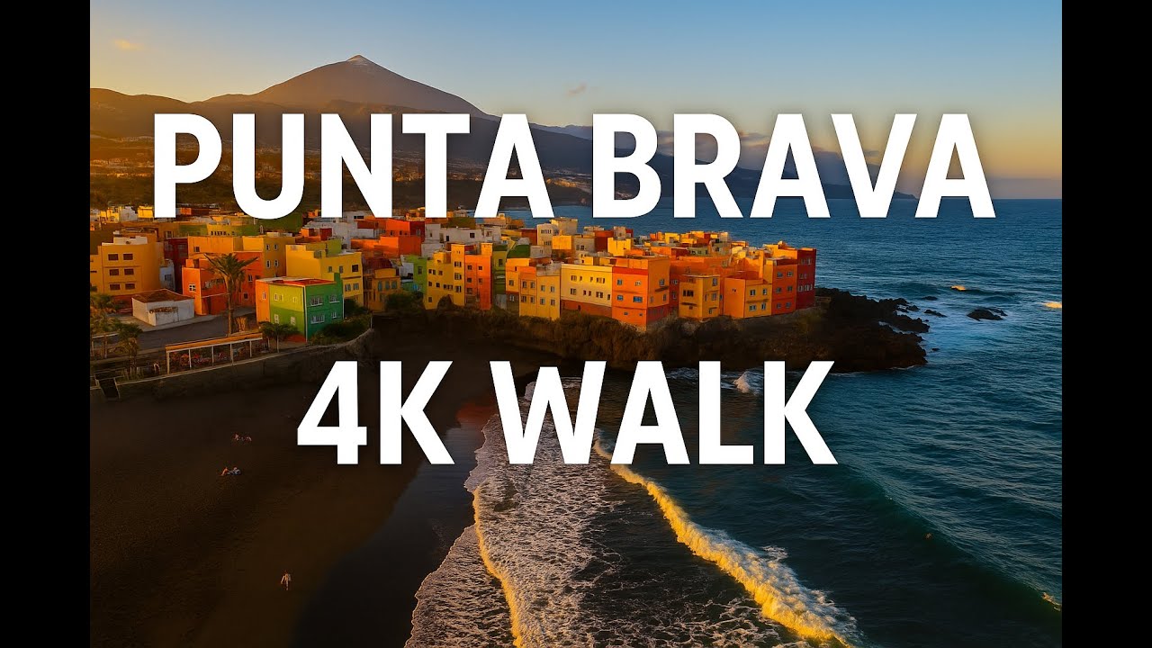 Punta Brava, Tenerife’s Hidden Seaside Treasure | 4K Walking Tour with Captions