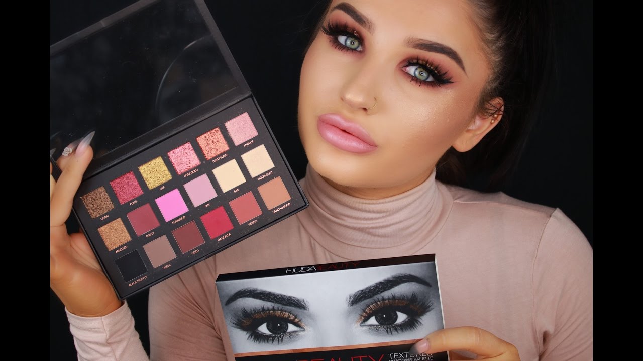 Huda Beauty rose gold palette Tutorial