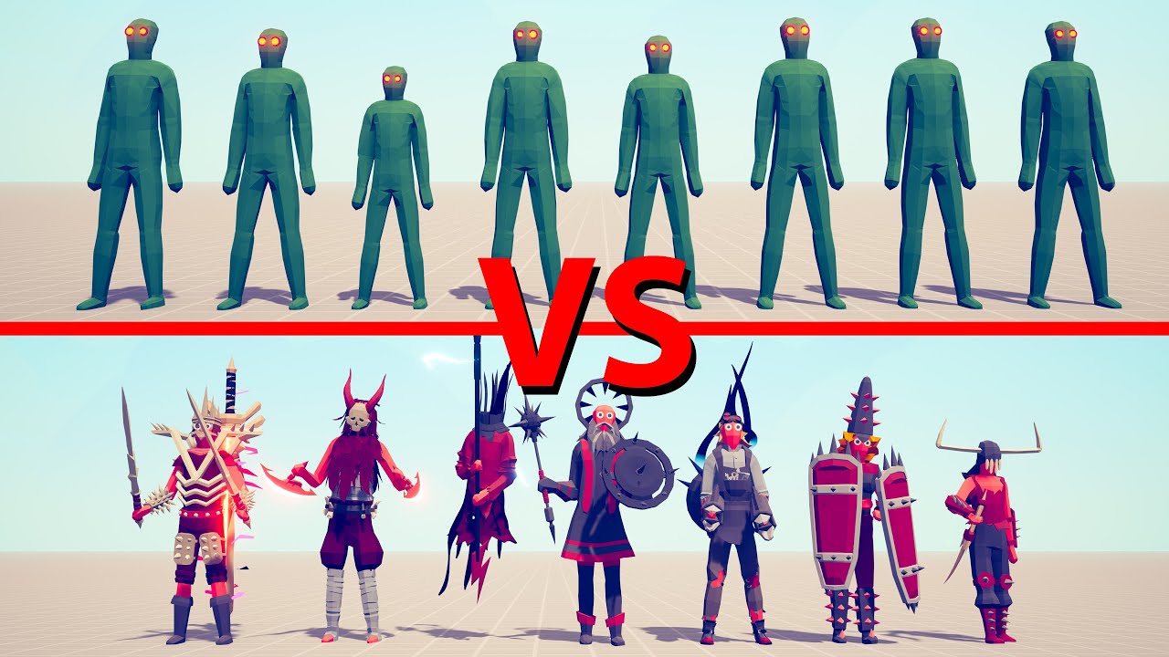 ZOMBIE Team vs EVIL Team - Totally Accurate Battle Simulator TABS