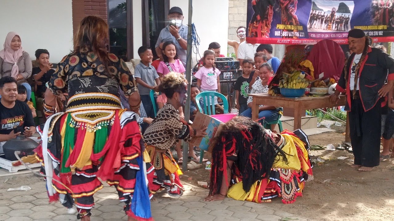 gatot kubro ndadi,kalah.e karo boncel😄||seni jaranan buto agung lestari live pesanggaran