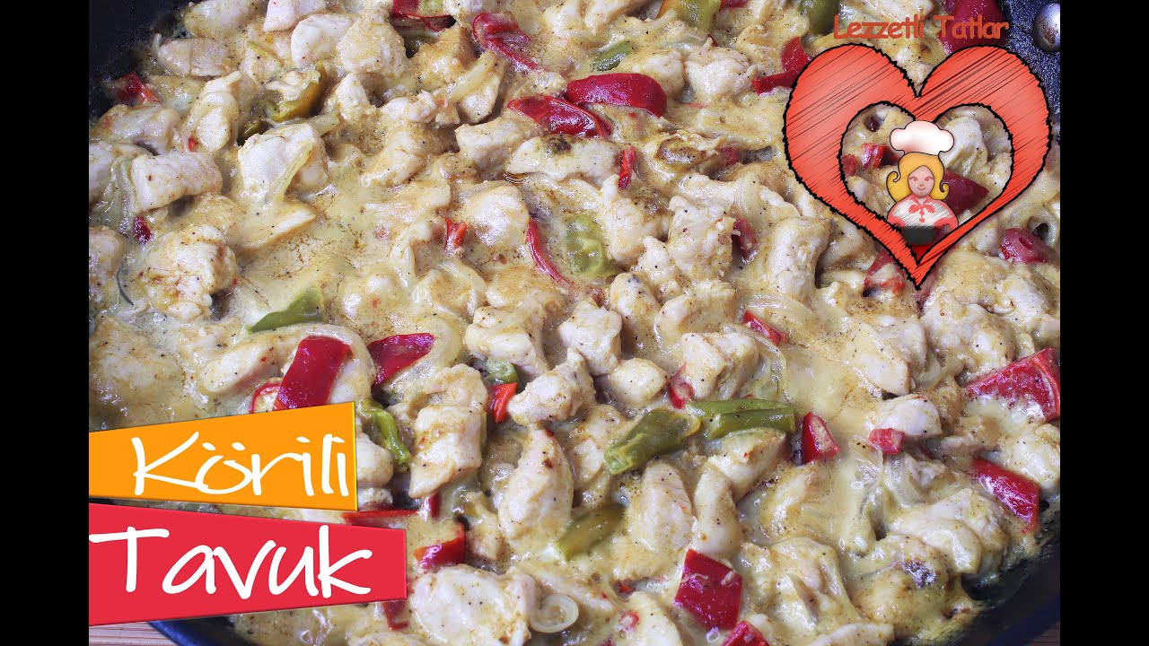 Köri Soslu Kremalı Tavuk Tarifi✅️