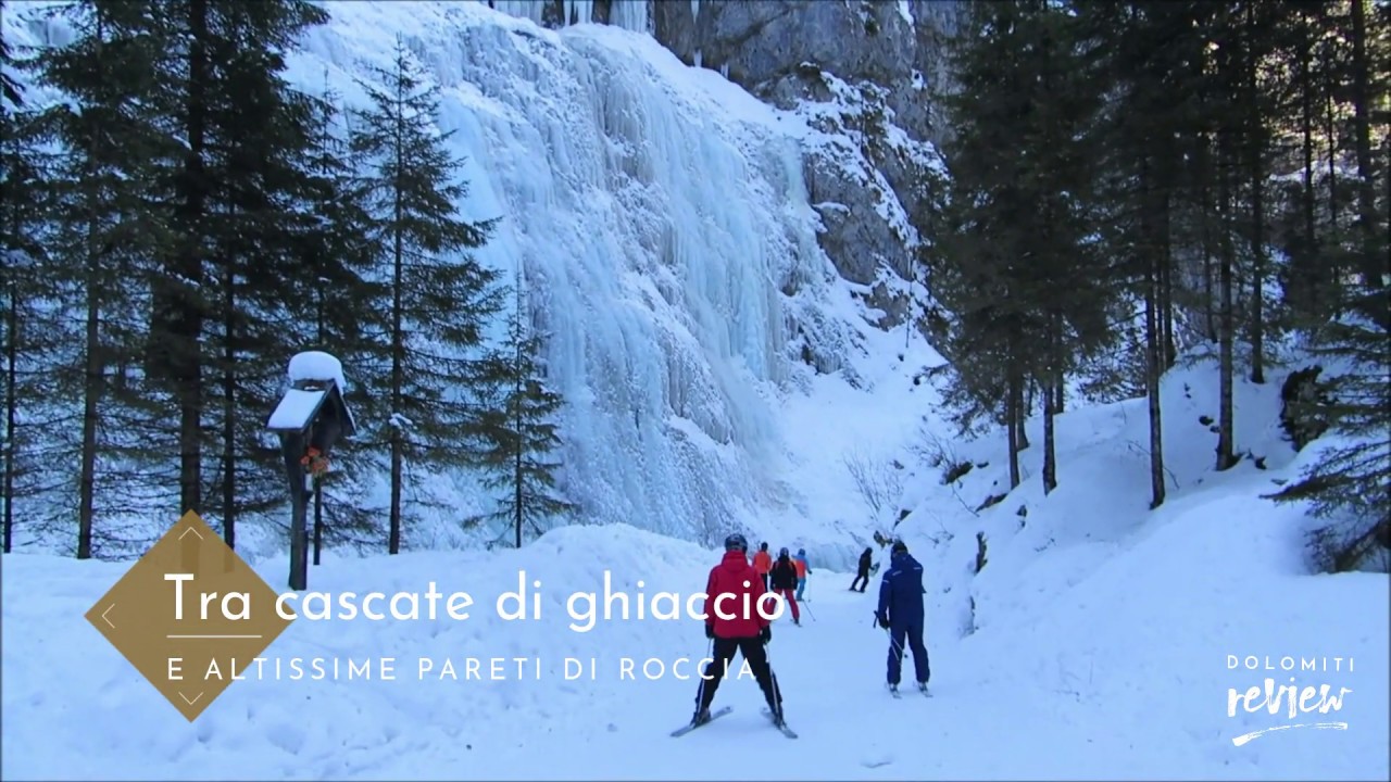 Serrai di Sottoguda in inverno: nel canyon, regno di ghiaccio (com'erano prima di Vaia)