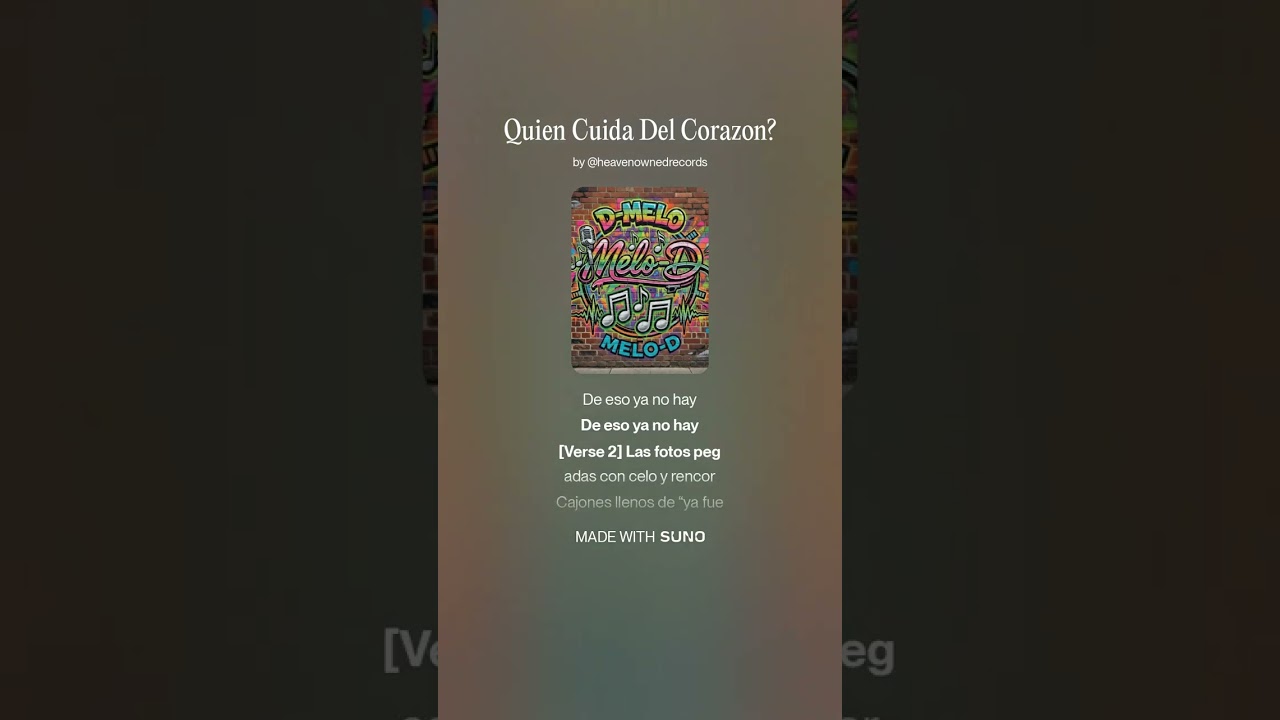 Quien Cuida Del Corazon? Acoustic Remix 