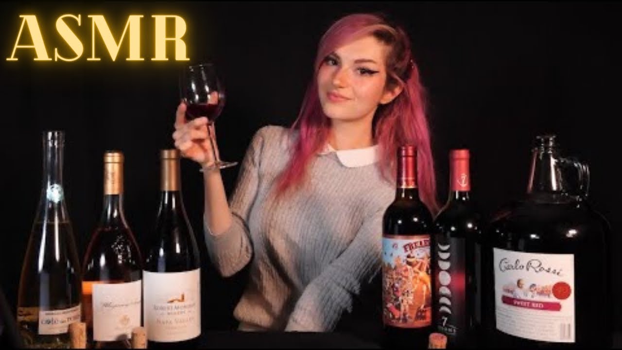 [ASMR] Relaxing Wine Tasting | Drink With Me!