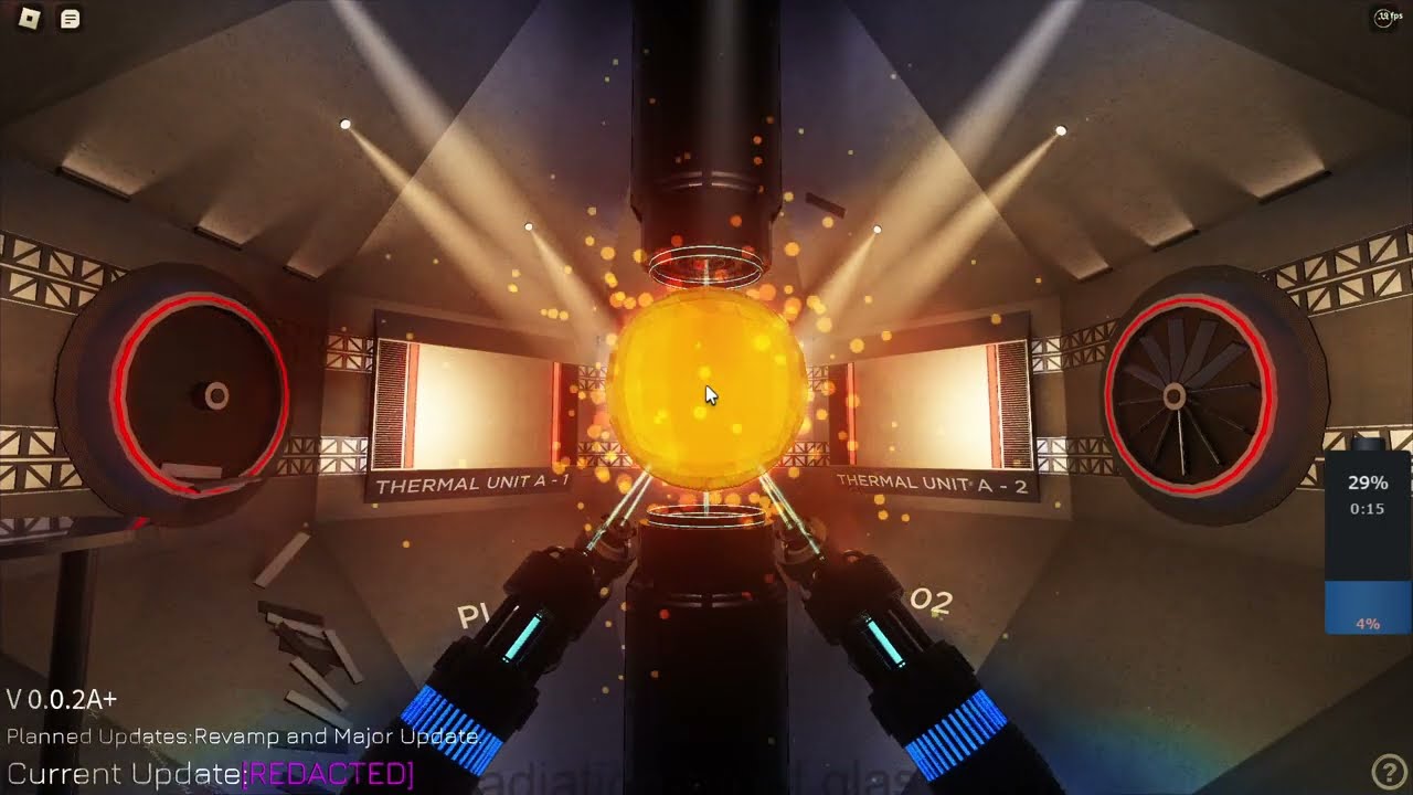 Reactor Core Facility startup and meltdown (using roshade pro)