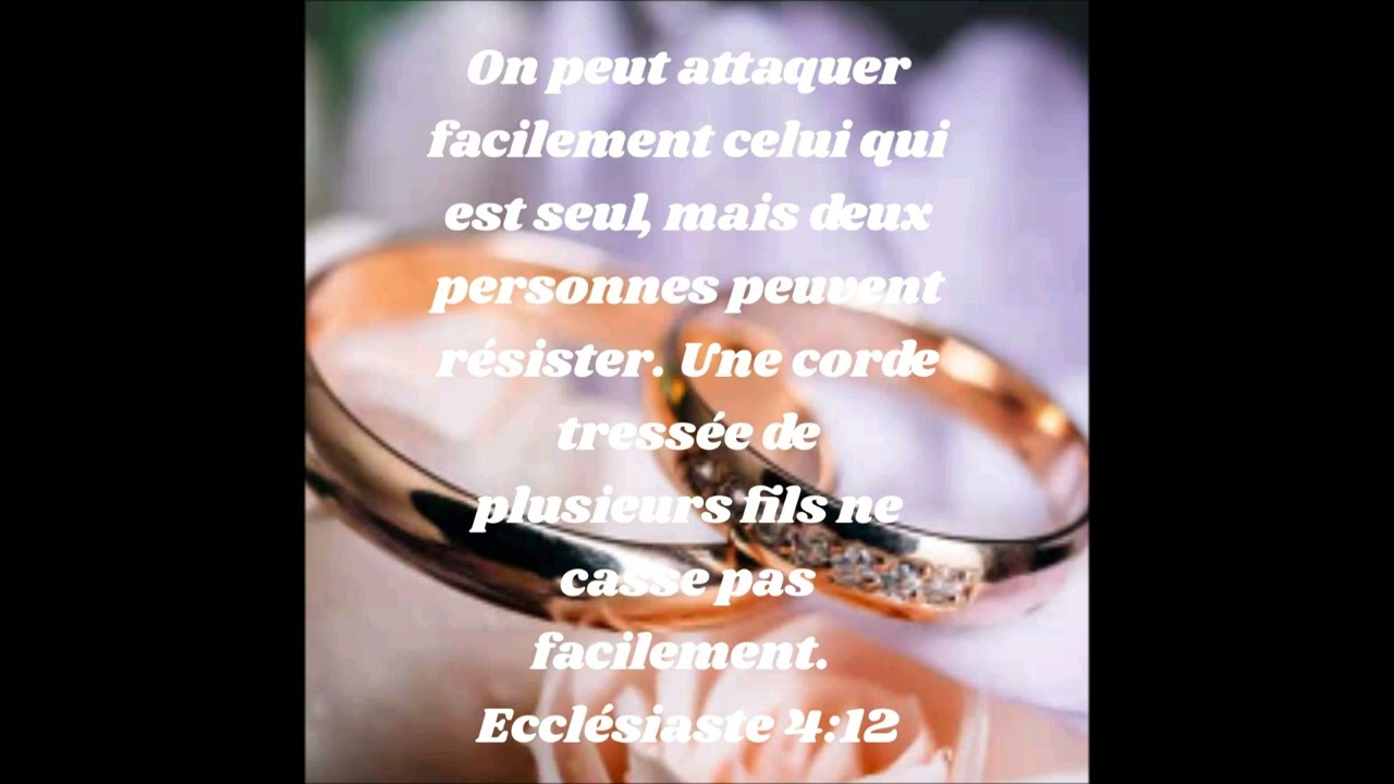 ECCLESIASTE 4 V 12 - VERSET BIBLIQUE EXPLIQUE - DEUX VALENT MIEUX QU'UN