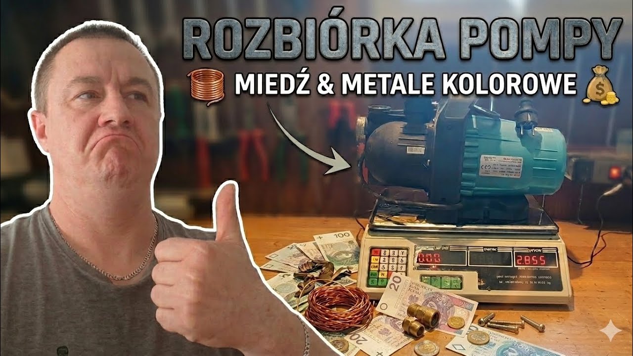ROZBI&Oacute;RKA POMPY: ILE MIEDZI? 🛠️ | Pumpe zerlegen: Wieviel Kupfer?