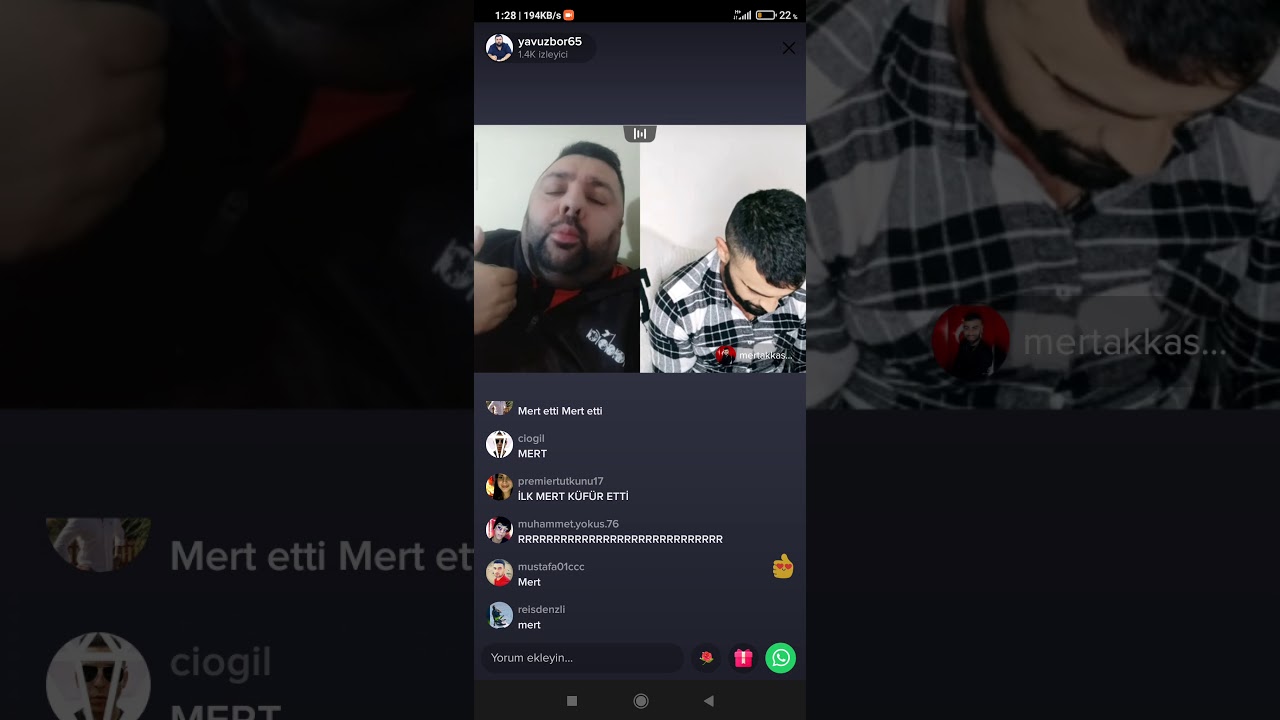 Mert Akkaş Yunus Güney Yavuzbor TiktokCanlı Yayını Kavga 20.02.2021 Tiktok Canlı Yayını Part10