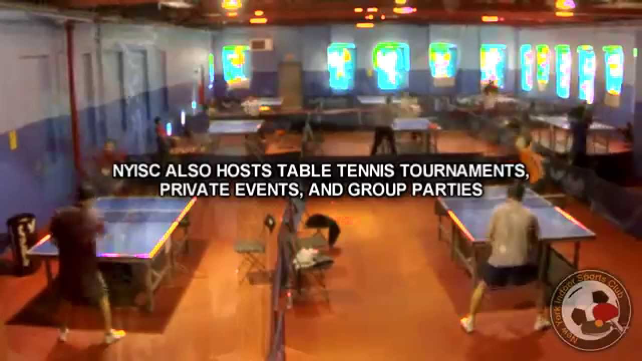 New York Indoor Sports Club | Table Tennis and Indoor Soccer