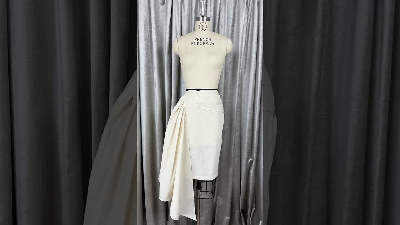 Today I&rsquo;m doing a Jacques Fath Vintage Skirt with Dramatic Side Drape