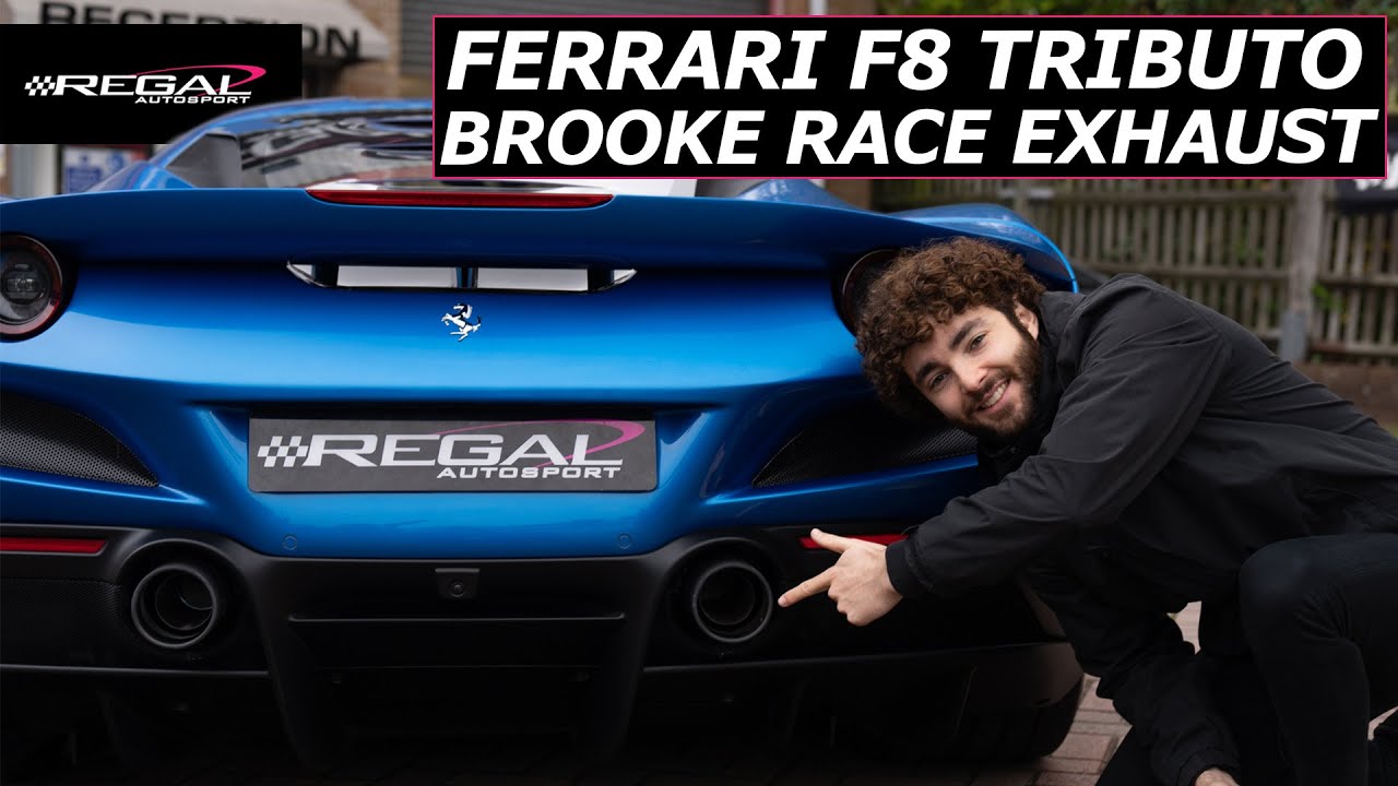 Ferrari F8 Tributo BRE Inconel exhaust upgrade [CRAZY SOUND]