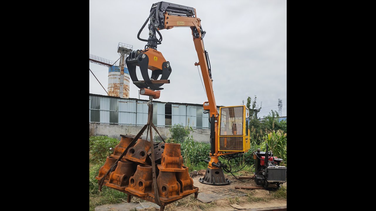 7m Forestry log Crane Wood Timber Crane