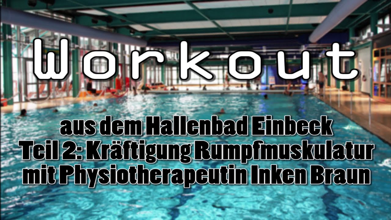 IMAGEVIDEO Workout aus dem Hallenbad Einbeck, Teil 2: Kräftigung Rumpfmuskulatur