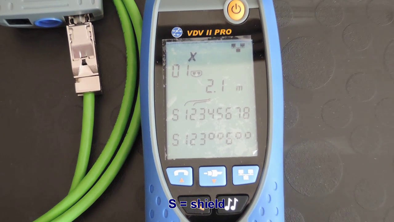 Tester kabelů PROFINET/ETHERNET VDV II Pro / Cable tester VDV II Pro