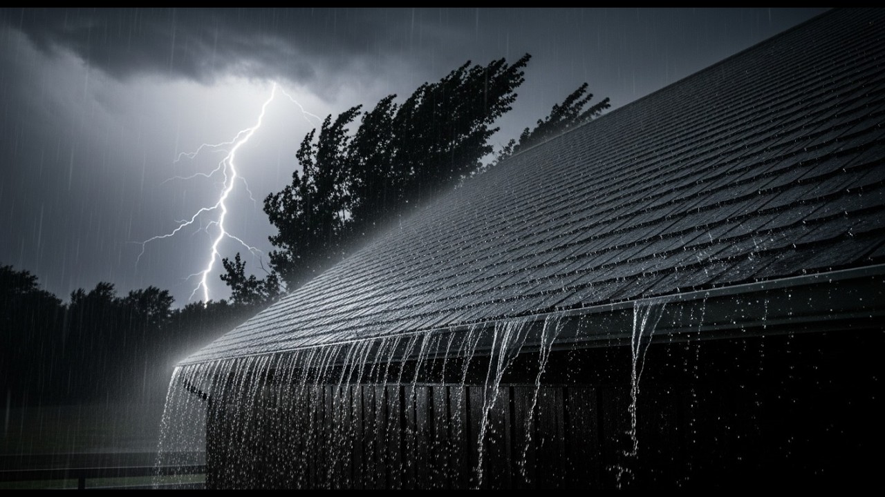 Relaxing Rain Sounds for Deep Sleep and Stress Relief | Night Rain for Insomnia