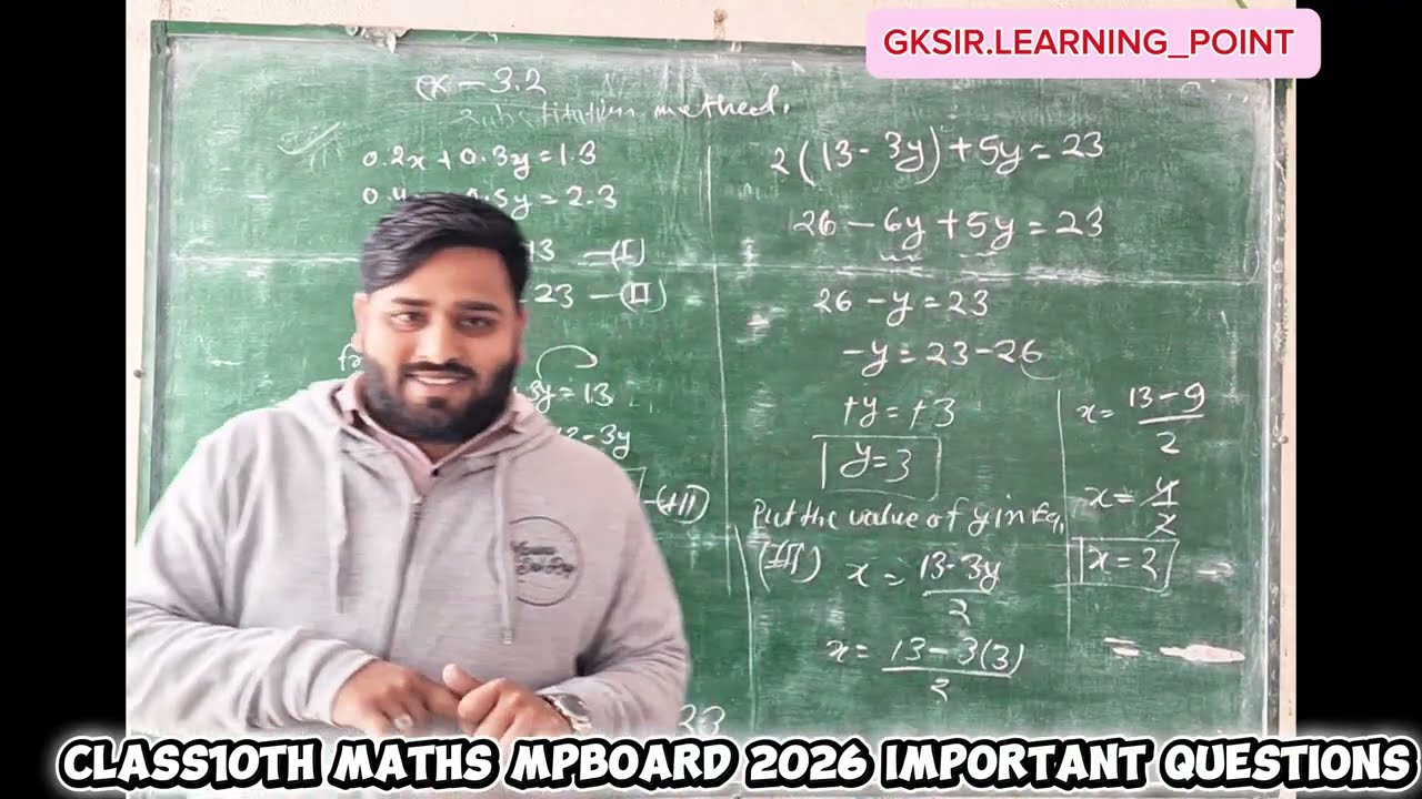 Class 10 Maths Marathon | Chapter 3 – Pair of Linear Equations | Full Concept + PYQs
